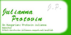 julianna protovin business card